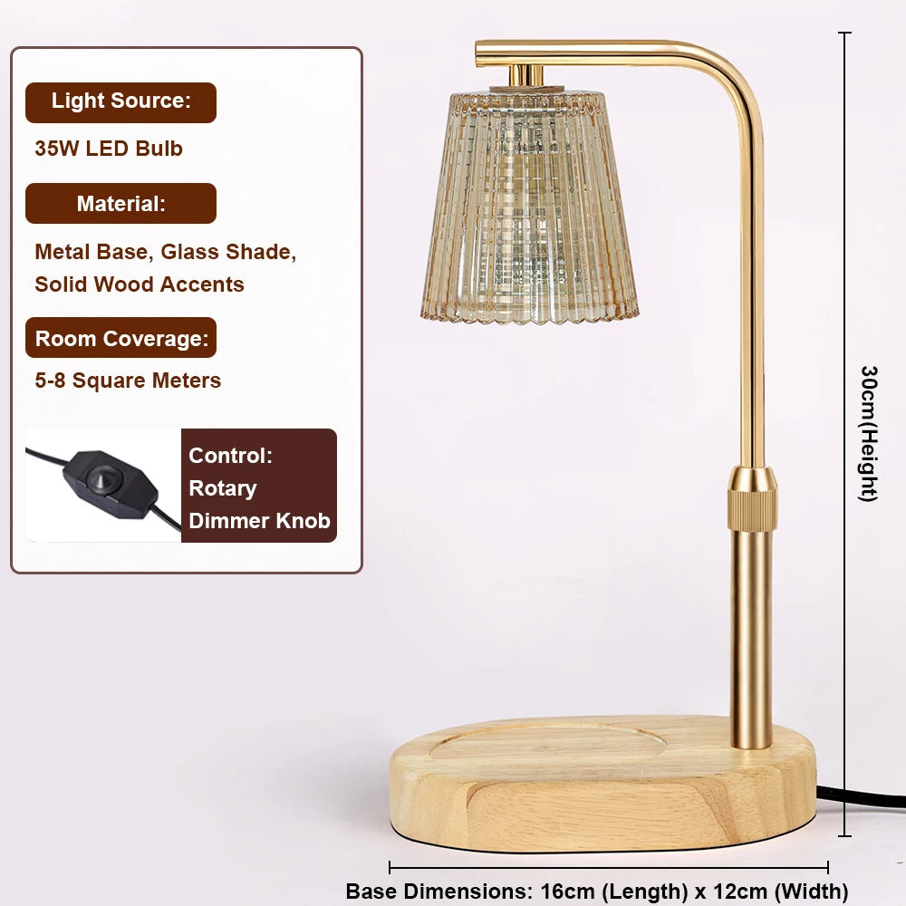 Stripe Candle Warmer Lamp
