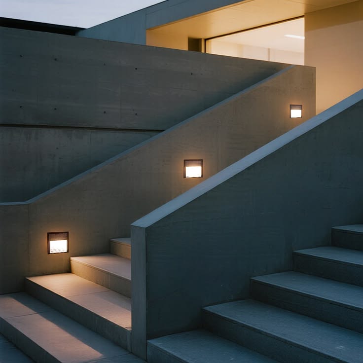 Automatic PIR Motion Sensor LED Recessed Step Light for Safe Stairways