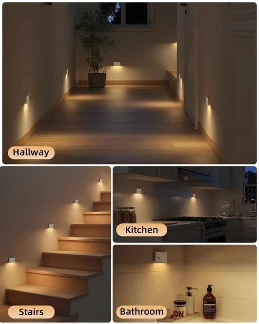 Automatic PIR Motion Sensor LED Recessed Step Light for Safe Stairways